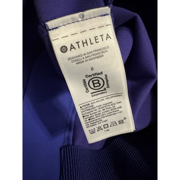 Athleta Women's Glacier Snow Skinny Pants Size 6 Purple Noble Blue 2022 New NWT - Picture 5 of 11